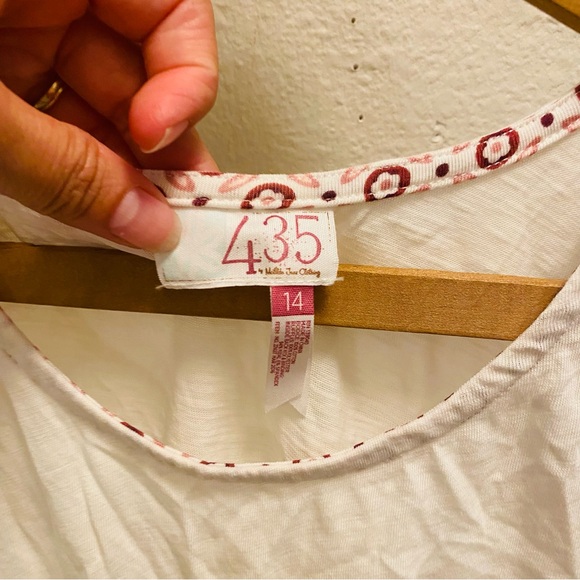 ⭐️ MATILDA JANE 435 White Sheer Bottom Ruffle Tank - Picture 4 of 4